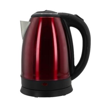 Imagem de Chaleira Elétrica 1,8l Em Inox Vermelha 220v 1500w Rápida Fervura