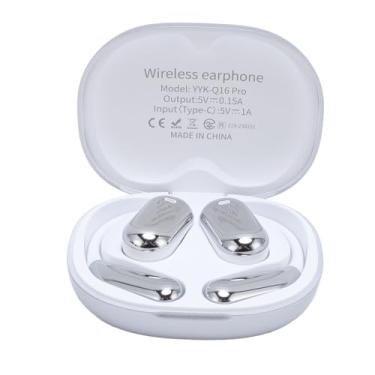 Imagem de Luqeeg Fones de ouvido de tradução de idiomas AI, fones de ouvido de tradutor de idiomas abertos em tempo real, dispositivo de tradução com tela sensível ao toque, para viagens, negócios, aprendizado