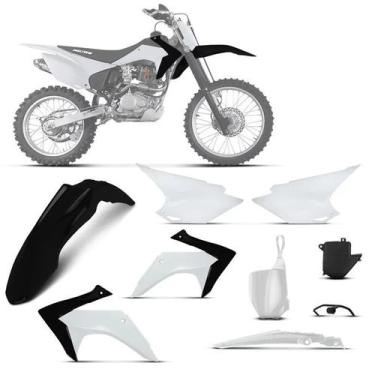 Imagem de Kit Plástico Exclusivo Crf 230f 2008 a 2020 - 8 Itens (Cores) - Pro to