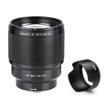 Imagem de VILTROX Lente teleobjetiva média AF 85 mm F1.8 XF Prime com foco automático compatível com câmera Fuji X Mount X-T3 X-T2 X-T30 X-T20 X-T10 X-T100 X-PRO2 preta
