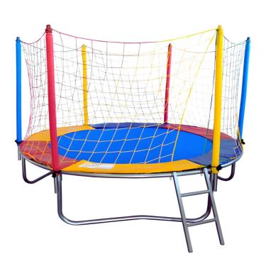 Imagem de Cama Elástica Infantil Pula Pula Trampolim 2,30m Médio Nacional Premium