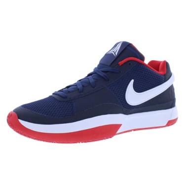 Imagem de Nike Tênis de basquete Ja 1 (FQ4796-403, azul marinho/vermelho universitário/branco), Azul-marinho/vermelho universitário/branco, 43