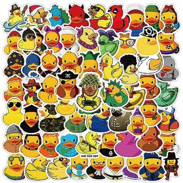 Imagem de 69Pcs Rubber Duck Kawaii Waterproof Stickers Pack | Cute Animals Ducks Unlimited Cartoon Cool Deacls Graffiti Vinyl for Adults Water Bottle Skateboard Luggage Laptop Computer Phone