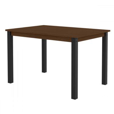 Imagem de Mesa de Madeira 4 Lugares Monaco Preto/Freijo - Art Panta