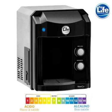 Imagem de Filtro de Água Gelada e Alcalina Ionizada com Super Ozônio 220v Preto 