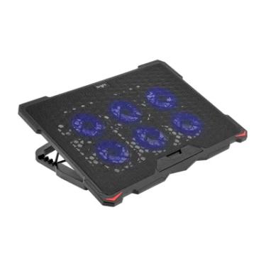 Imagem de Cooler Para Notebook 6 Fans, Led E USB Hub, Bright - Bc002