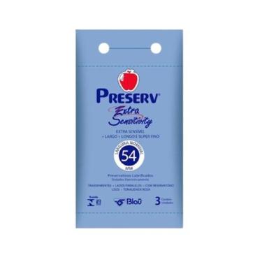 Imagem de Preservativo Preserv Extra Sensitivity C/ 3 Camisinhas - Blau