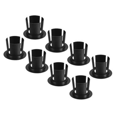 Imagem de PATIKIL Alça retrátil de 7,6 cm, 8 peças, dispensador de filme elástico de plástico para embalagem móvel de 50 mm, preto