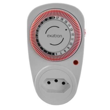 Imagem de Timer Temporizador Analogico Tomada 127v 220v Bivolt - EXATRON, TIMER 