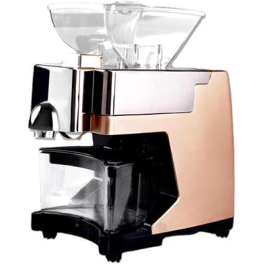 Imagem de Mini Prensa De óleo Elétrica, Modo De Prensagem Dupla Quente E Frio, Prensa De Azeite De Aquecimento Com Temperatura Controlada Adequada Para Uso Comercial/Doméstico, Gold