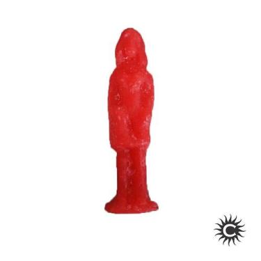 Imagem de Vela - Magia - Unidade - Boneco Feminino - no-brand, Vermelho