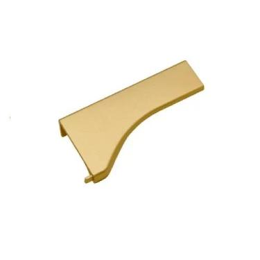 Imagem de Ponteira PE183S7018 Curva para 18mm Perfil Facetato RM-183 Dourado Fos