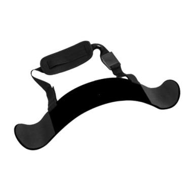 Imagem de Colaxi Arm Blaster para bíceps, tríceps, halteres, barra, rosca direta, isolador, alças ajustáveis, equipamento de treino portátil, exercícios de fitness, Preto