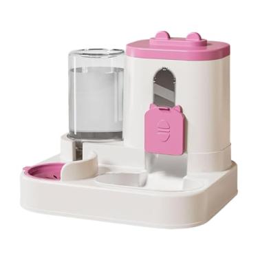 Imagem de Ｂｅｓｇａ Alimentador E Bebedouro Automático para Animais de Estimação, Tigela Antiderrapante 2 em 1 de Grande Capacidade para Gatos E Cães Pequenos, para Ambie, Rosa