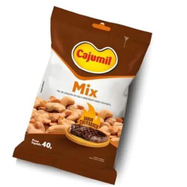Imagem de Mix de castanha de caju e amendoim sabor churrasco cajumil (w4) 40g -1