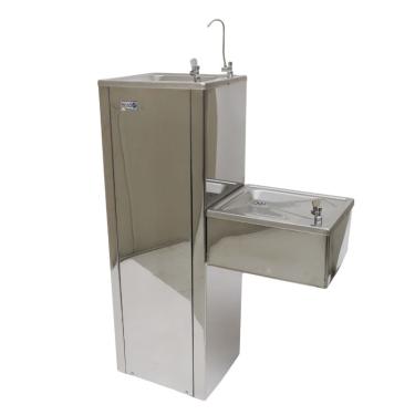 Imagem de Bebedouro Conjugado Purificador Tipo Pressão Linha brx 40 Inox Begel