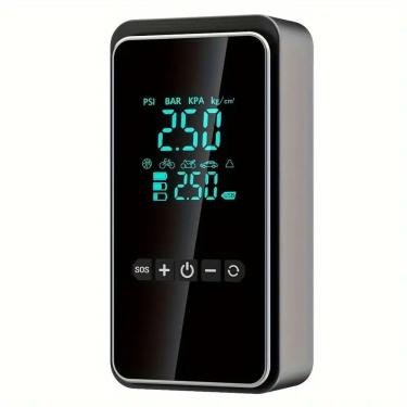 Imagem de Bomba De Ar Para Carro Sem Fio Portátil Digital 150psi