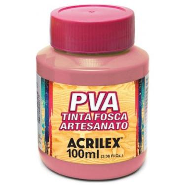 Imagem de Tinta Fosca para Artesanato PVA 100ml Flamingo Acrilex