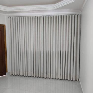 Imagem de Cortina Luxuosa Trilho Suíço Duplo Linho+blackout  8,00x2,80 Luxo - Sa