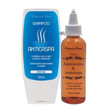 Imagem de Kit Shampoo E Tônico Anticaspa E Anticoceira - Lucy's