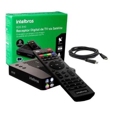Imagem de Receptor Digital Sat TV Via Satélite Full HD RDS 840 Intelbras