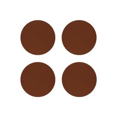 Imagem de Porta Copos Copa E Cia 4 Peças Redondo Ravena Camurça