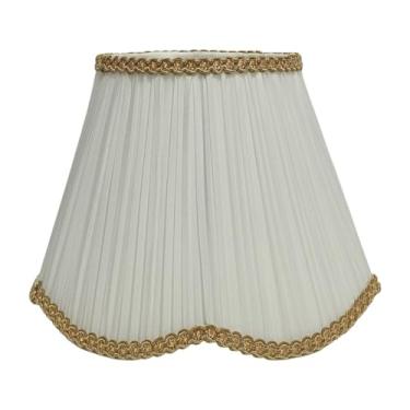 Imagem de Dualoai Abajur de tecido para abajur decorativo de instalação simples para escritório, fazenda, cabeceira, quarto, hotel, Branco