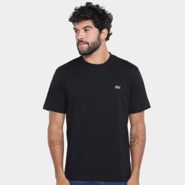 Imagem de Camiseta Lacoste Clássica Masculina, Preto, P