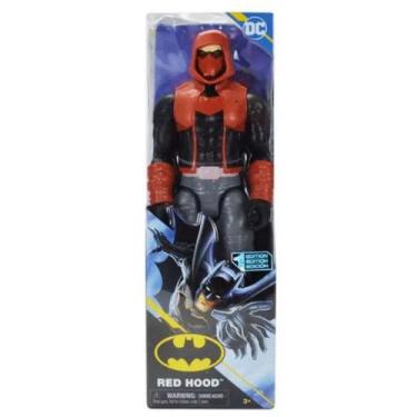 Imagem de Boneco Batman Capuz Vermelho Articulado Fig 12 30cm, Sunny