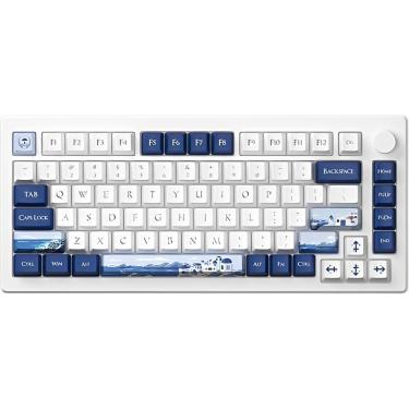 Imagem de Teclado Gamer Mecanico Akko  PC Santorini BSwitch Yellow