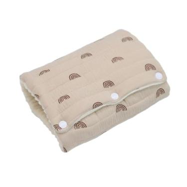 Imagem de TEUOPIOE Travesseiro expansível para amamentação de bebê, almofada de amamentação multifuncional de algodão macio para recém-nascidos, almofada de suporte de braço de amamentação para mãe e bebê