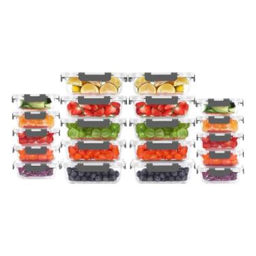 Imagem de Potes de Vidro Life Preparo Refeições Marmitas Kit 20 Pcs