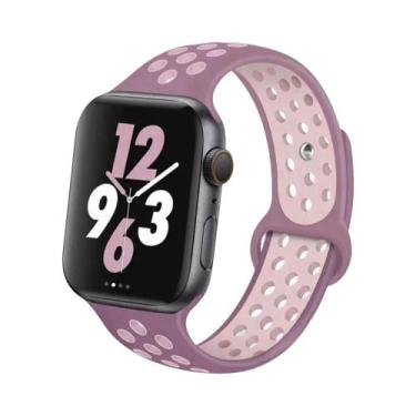 Imagem de Pulseiras De Silicone Para Apple Watch De 45mm, 44mm, 49mm, Ultra2, 40