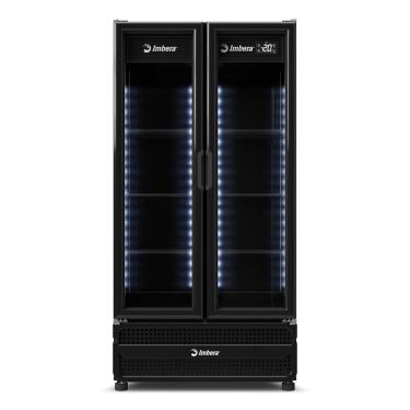Imagem de Cervejeira Imbera Porta De Vidro Full Black 810L CCV480