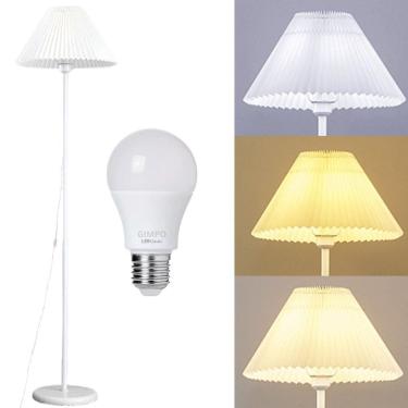 Imagem de Luminária Piso Chão Coluna 148Cm Metal Gimpo Kjtd-720-Branco