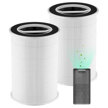 Imagem de CHAMONNY Filtro de reposição P200S/P200 Pro, compatível com purificador de ar WELOV P200S/P200 Pro, filtro HEPA verdadeiro H13 e pré-filtro 3 em 1, pacote com 2