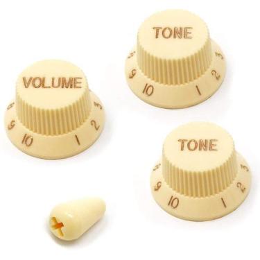 Imagem de Botões de controle de guitarra Vintage Forge Cream para Fender Strat