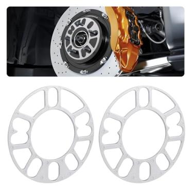 Imagem de Wogomz Espaçador universal de roda de 3 mm, espaçadores de roda centrados em cubo para 4 terminais e 5 argolas, PCD 98-120 mm, espaçador de carro para padrão de parafuso de encaixe de cubo 4 x 100/4 x