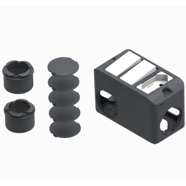 Imagem de Combo Poliwetzel em PVC com 1 Tomada 10A 2 Interruptores 2 Conectores 5 Tampões - E017202025 - Wetzel