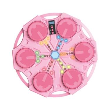 Imagem de Colaxi Máquina de boxe inteligente, alvo de parede, máquina de treinamento de foco, almofada de socos para prática de kickboxing para crianças e adultos, Rosa