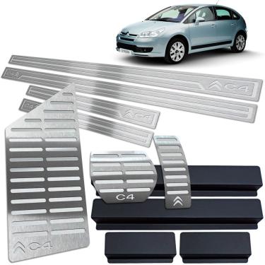 Imagem de Descanso Soleira Pedaleira Automático Citroen C4 Hatch Prata