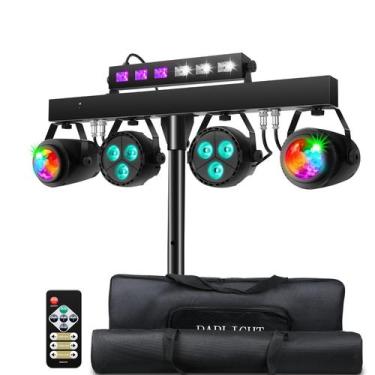 Imagem de DJ Lights Telbum com suporte de som de 2,3 m ativado com DMX