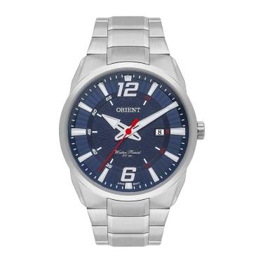Imagem de Relógio orient mbss1461 d2sx aço prata/cinza masculino 5atm