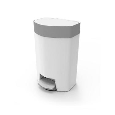 Imagem de Lixeira Plástica Resistente Com Pedal 12 Litros Para Parede