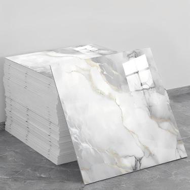 Imagem de Placa Adesiva 3d Mármore De Parede Lavável Para Cozinha Quarto Autocol