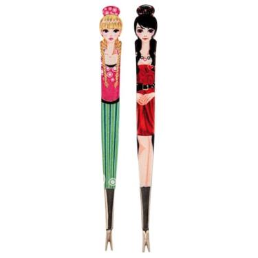 Imagem de Tirador de Cutícula Em Aço Inox Formato Mulher - Santa Clara