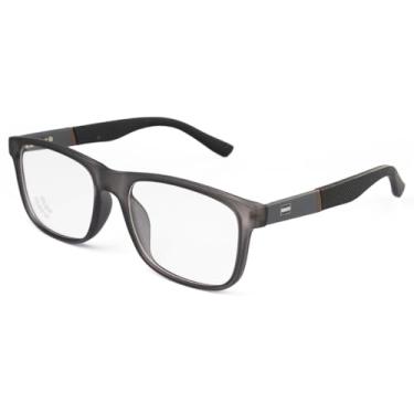 Imagem de Armação Retangular Oculos Para Grau Masculino Esporte Fino (Cinza)