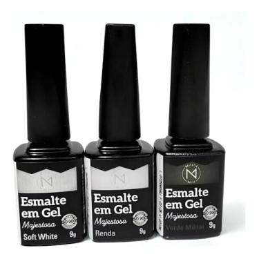 Imagem de Esmalte Em Gel 9g - Majestic Nails (Soft white)