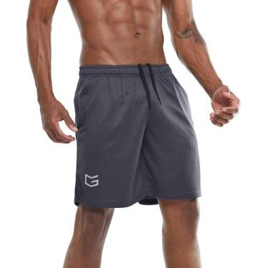 Imagem de Shorts de treino para corrida G Gradual masculinos, 7 com bolsos com z