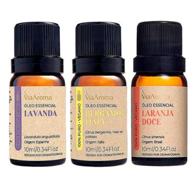 Imagem de Óleo Essencial Lavanda + Bergamot + Laranja Doce Via Aroma